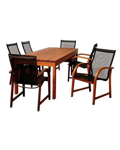Amazonia Fletcher 7pc Patio Dining Set