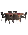 Amazonia Lemans 7pc Dining Set