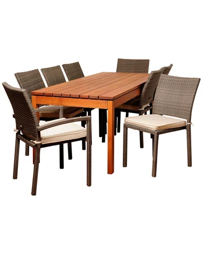 Amazonia Marchello 9pc Patio Dining Set