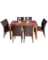 Amazonia Provence 9pc Patio Dining Set