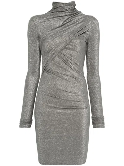 Amazuìn Aleya Mini Dress In Silver
