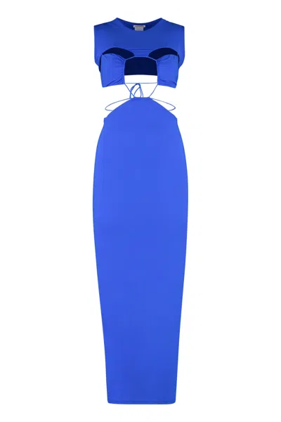 Amazuìn Amber Long Dress In Blue