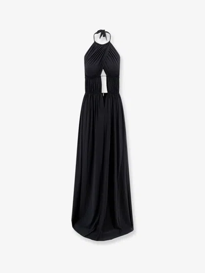 Amazuìn Amelia Jersey Dress In Black