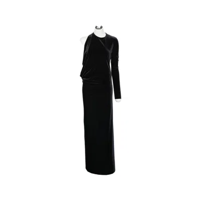 Amazuìn Anja One-shoulder Backless Maxi Dress In Black