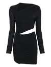 Amazuìn Asymmetric Dress In Black