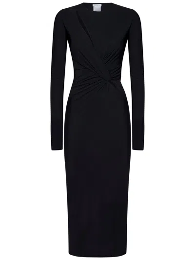 Amazuìn Bea Midi Dress In Black