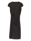 Amazuìn Birgit Midi Dress In Black
