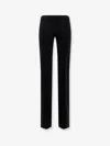 Amazuìn Cory Stretch Fabric Trousers In Black