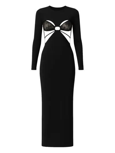 AMAZUÌN DHEMI LACE CUTOUT DRESS