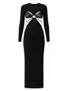 Amazuìn Dhemi Lace Cutout Dress In Black
