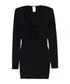 Amazuìn Long Sleeve Dress In Black