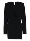 Amazuìn Long Sleeve Dress In Black