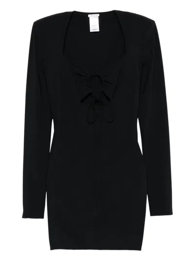 AMAZUÌN AMAZUÌN 'NIL DEEP BLACK' SHORT DRESS