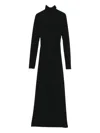 Amazuìn Maxi Dress With Open Back In Black