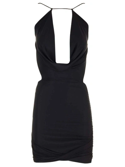 Amazuìn Ester Mini Dress In Black