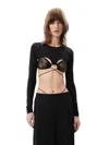 Amazuìn Jill Lace Top In Black