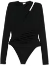 Amazuìn Lilia Bodysuit In 黑色