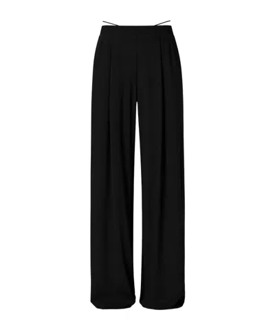 Amazuìn Logo Casual Pants In Black