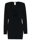 Amazuìn Long Sleeve Dress In Black
