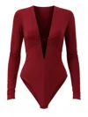 Amazuìn Martin Bodysuit In Red