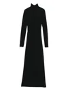 Amazuìn Maxi Dress With Open Back In Black