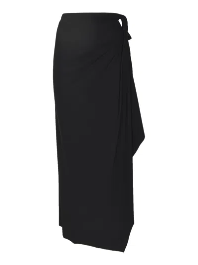 Amazuìn Milla Skirt In Deep Black