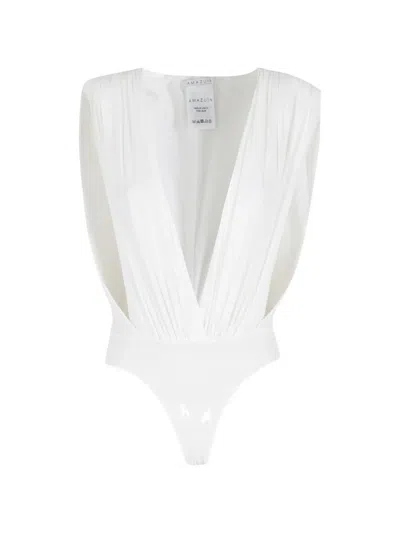 AMAZUÌN NIKITA RUCHED CUT-OUT BODYSUIT