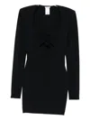 Amazuìn Long Sleeve Dress In Black