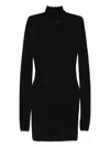 Amazuìn Ribbed High-neck Top In Black