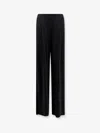 Amazuìn Simon Stretch Fabric Trousers In Black