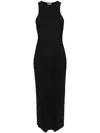 Amazuìn Sleeveless Dress In Deep Black