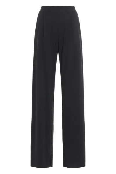 Amazuìn Technical Fabric Trousers In Black