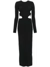 Amazuìn Tecla Maxi Dress In Black