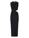 Amazuìn Amazuin Kylee Midi Dress With Cut-outs In Black