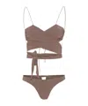 Amazuìn Amazuin Wrap-design Bikini With Adjustable Straps And Tie Waist