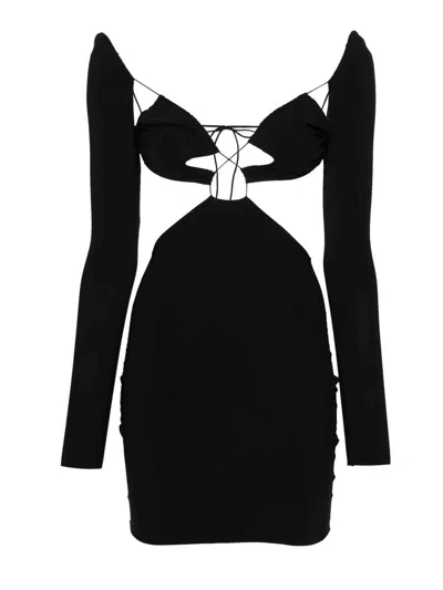 Amazuìn Azhar Mini Dress In Black