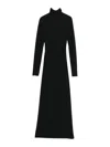 Amazuìn Maxi Dress With Open Back In Black