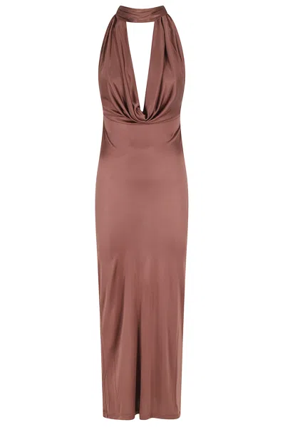 Amazuìn Vivienne Satin In Brown