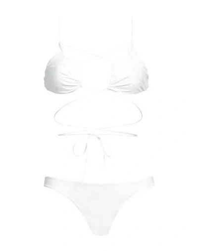 Amazuìn Woman Bikini White Size Onesize Polyamide, Elastane