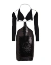 Amazuìn Woman Mini Dress Black Size Onesize Polyamide, Elastane