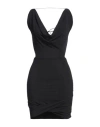 Amazuìn Woman Mini Dress Black Size Onesize Polyamide, Elastane In Black