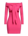 Amazuìn Woman Mini Dress Fuchsia Size Onesize Polyamide, Elastane In Pink