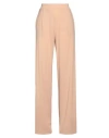 Amazuìn High-waisted Trousers In Nude & Neutrals