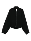 Amazuìn Zip-front Jacket In Black
