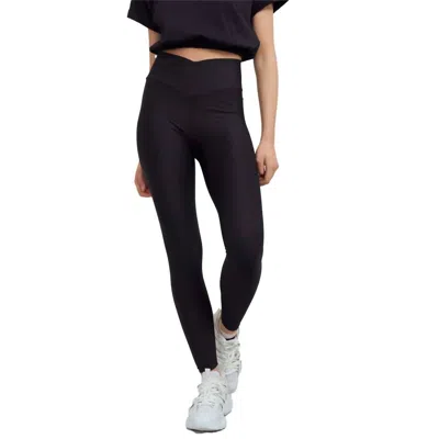 Ambar Cross Waist Leggings In Black