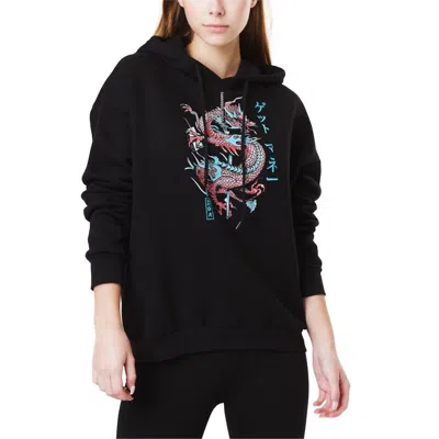 Ambar Dragon Fleece Hoodie In Black
