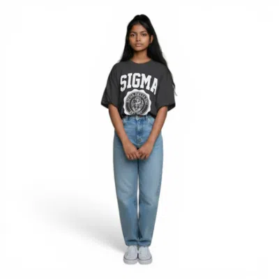 Ambar Sigma T-shirt In Dark Grey In Gray