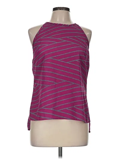 Pre-owned Ambar Sleeveless Blouse In Burgundy