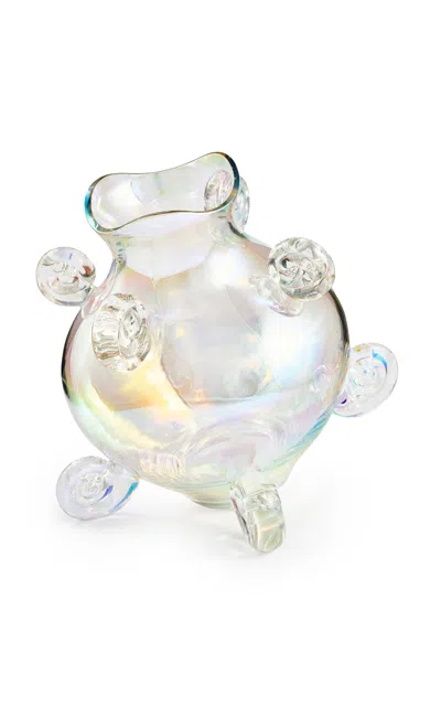 Ambelier Aries Vase Crystal Rainbow In Transparent