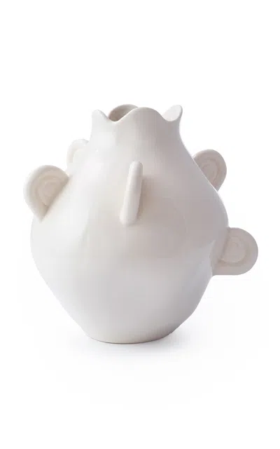 Ambelier Aries Vase With White Horns
